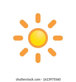 Sun Icon for Graphic Design Projects