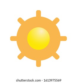 Sun Icon for Graphic Design Projects