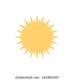 Sun Icon for Graphic Design Projects