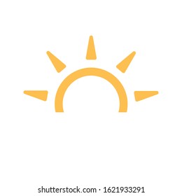 Sun Icon for Graphic Design Projects