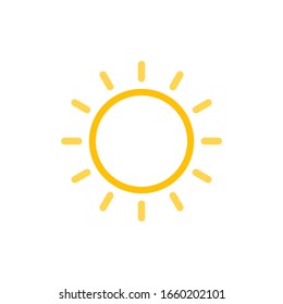 Sun Icon for Graphic Design Projects