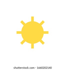 Sun Icon for Graphic Design Projects