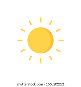 Icono de Sun para proyectos de diseño gráfico