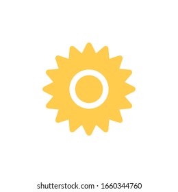 Sun Icon for Graphic Design Projects