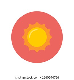 Sun Icon for Graphic Design Projects