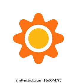 Sun Icon for Graphic Design Projects