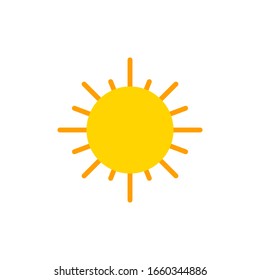Sun Icon for Graphic Design Projects