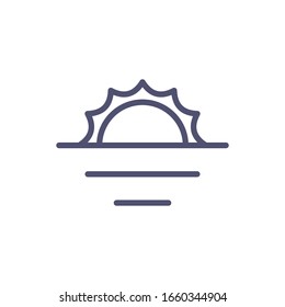 Sun Icon for Graphic Design Projects