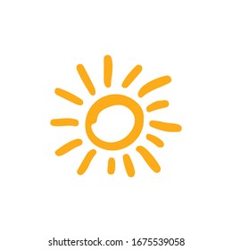 Sun Icon for Graphic Design Projects