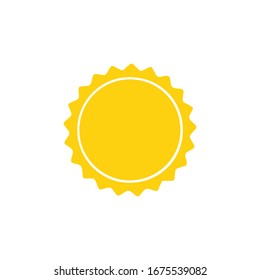 Sun Icon for Graphic Design Projects