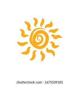 Sun Icon for Graphic Design Projects