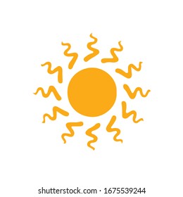Icono de Sun para proyectos de diseño gráfico