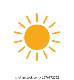 Sun Icon for Graphic Design Projects