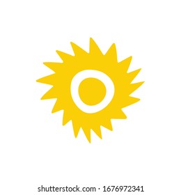 Sun Icon for Graphic Design Projects