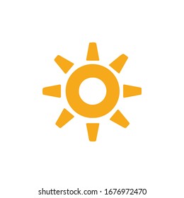 Sun Icon for Graphic Design Projects