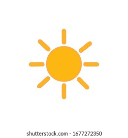 Sun Icon for Graphic Design Projects