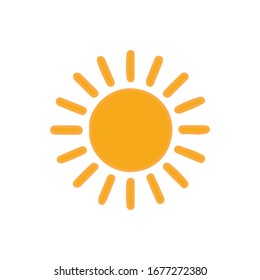 Sun Icon for Graphic Design Projects