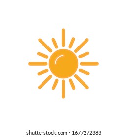 Sun Icon for Graphic Design Projects