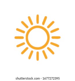 Sun Icon for Graphic Design Projects