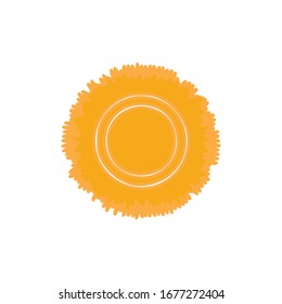 Sun Icon für Grafikdesign-Projekte