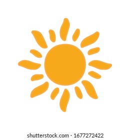 Sun Icon for Graphic Design Projects