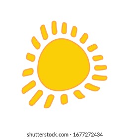 Sun Icon for Graphic Design Projects
