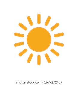 Sun Icon for Graphic Design Projects