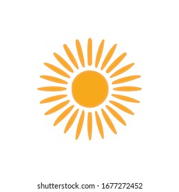 Sun Icon for Graphic Design Projects