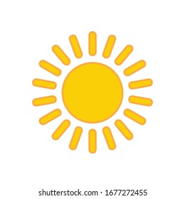 Sun Icon for Graphic Design Projects