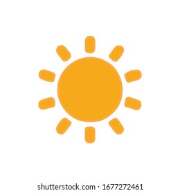 Sun Icon for Graphic Design Projects