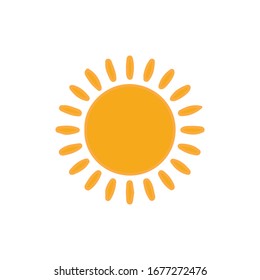 Sun Icon for Graphic Design Projects