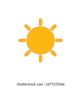 Sun Icon for Graphic Design Projects