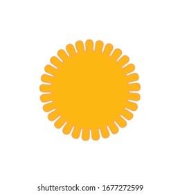 Sun Icon for Graphic Design Projects