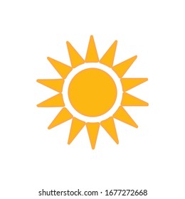 Sun Icon for Graphic Design Projects