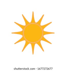 Sun Icon for Graphic Design Projects