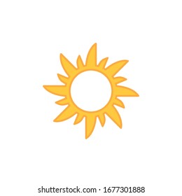 Sun Icon for Graphic Design Projects