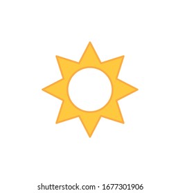 Sun Icon für Grafikdesign-Projekte