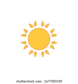Sun Icon for Graphic Design Projects