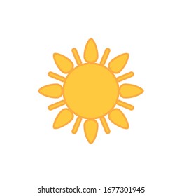 Sun Icon for Graphic Design Projects