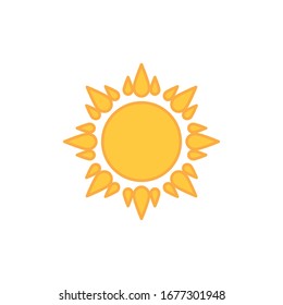 Sun Icon for Graphic Design Projects
