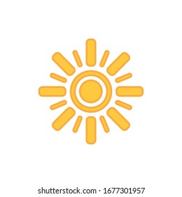 Icono de Sun para proyectos de diseño gráfico