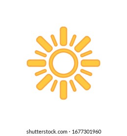 Sun Icon for Graphic Design Projects