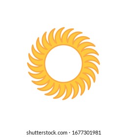 Sun Icon for Graphic Design Projects