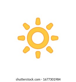 Sun Icon for Graphic Design Projects