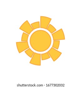 Sun Icon for Graphic Design Projects