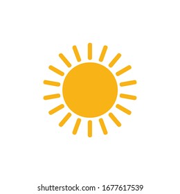 Sun Icon for Graphic Design Projects