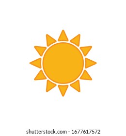 Sun Icon for Graphic Design Projects