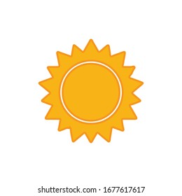 Sun Icon for Graphic Design Projects
