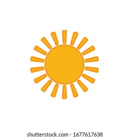 Sun Icon for Graphic Design Projects
