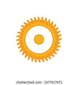 Sun Icon for Graphic Design Projects